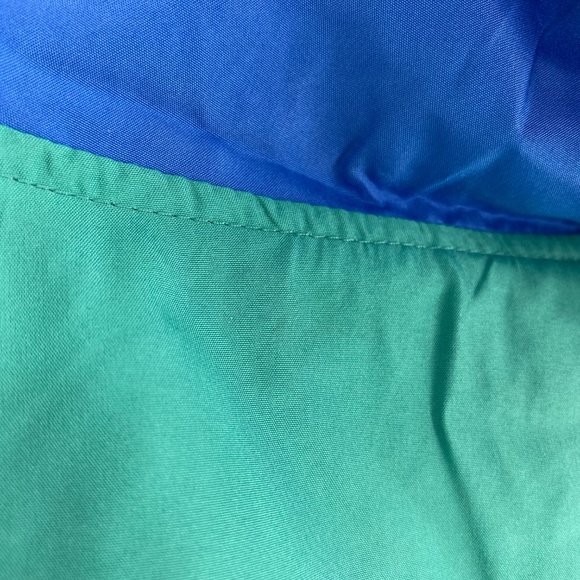 PLAYSTATION Bioworld Pastel Colorblock Checkered Long Sleeve Hooded Windbreaker - Picture 15 of 16